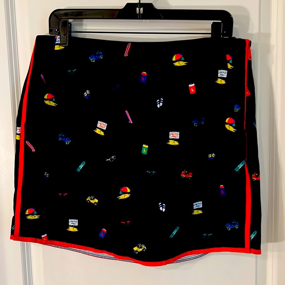 RLX Ralph Lauren skort fun design locals only size 8